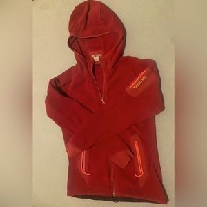 Arcteryx fleece hoody jacket, women’s medium.